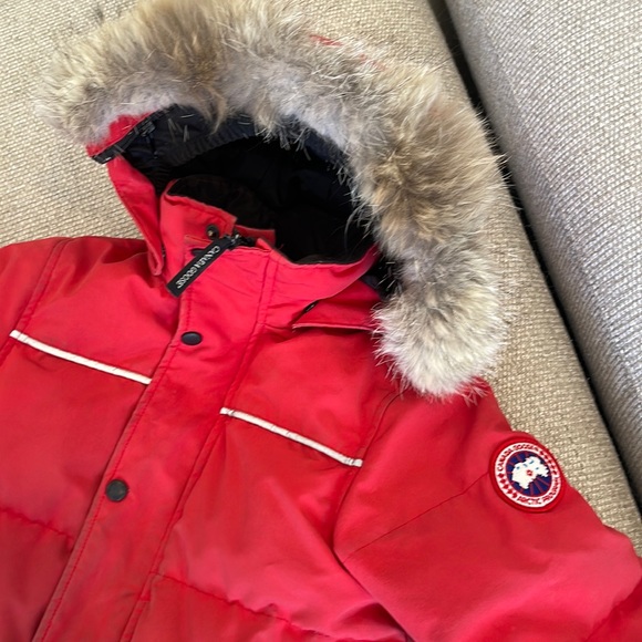 Canada Goose Other - Canada goose snowy owl parka kids